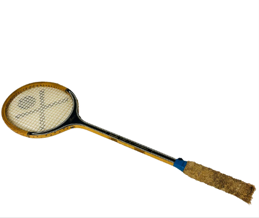 Goudie Squash International Beta Vintage Blue Wooden Racket Antique 27 Inches