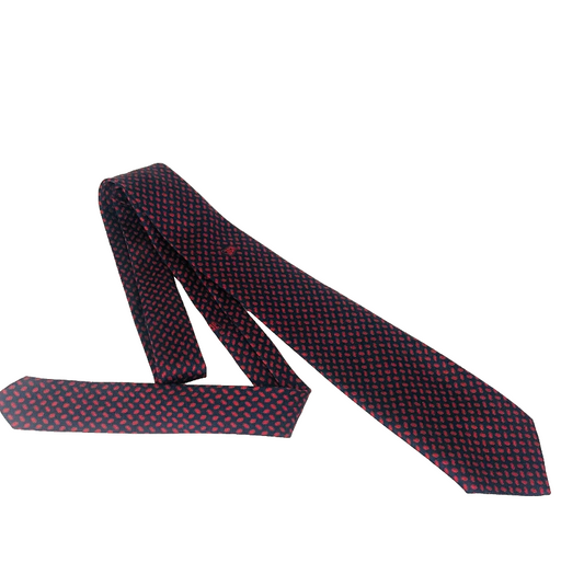 JCB Genuine Original Tie Workwear Uniform Work Red / Black 100% Polyester