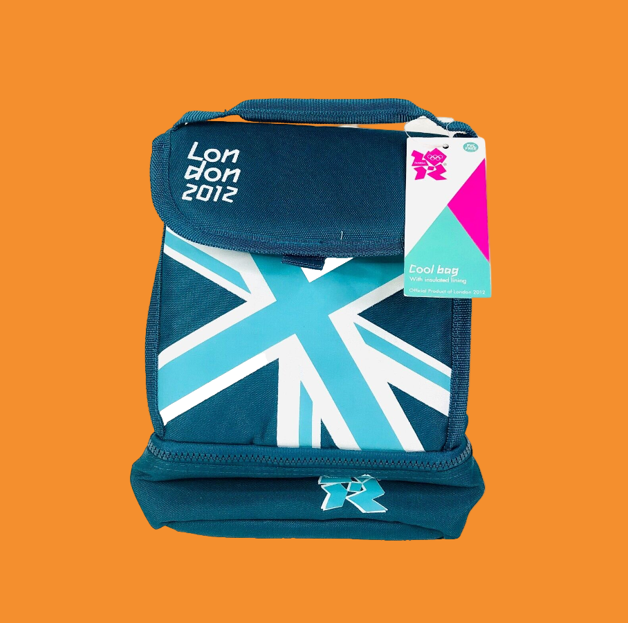 London 2012 Olympic Games Blue/Teal Cool Bag Lunch Box - NEW