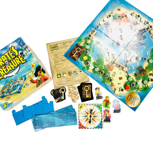 LEGO Search for the Pirates Treasure Board Game (2005) by Roseart #31336 Retro