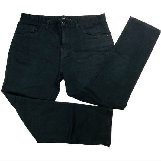 Next Slim Fit Black Denim Jeans - Size 38R  W38 L31