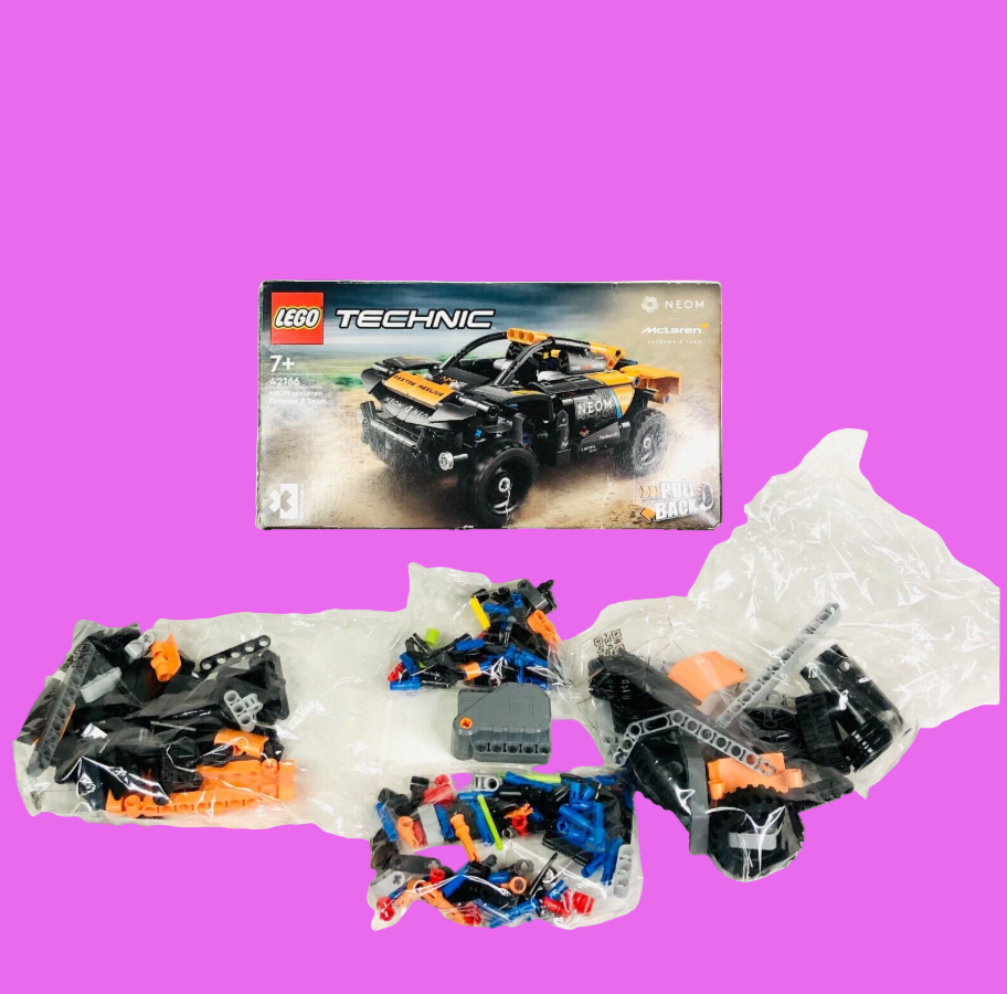 LEGO TECHNIC: Neom Mclaren Extreme E Race Car (42166) Bags Unopened See Description