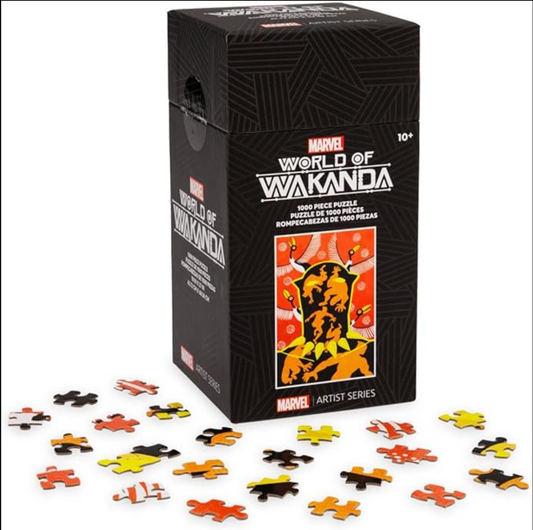 Black Panther World Of Wakanda Marvel Artist Series Disney Store 1000 Piece Jigsaw Puzzle NEW