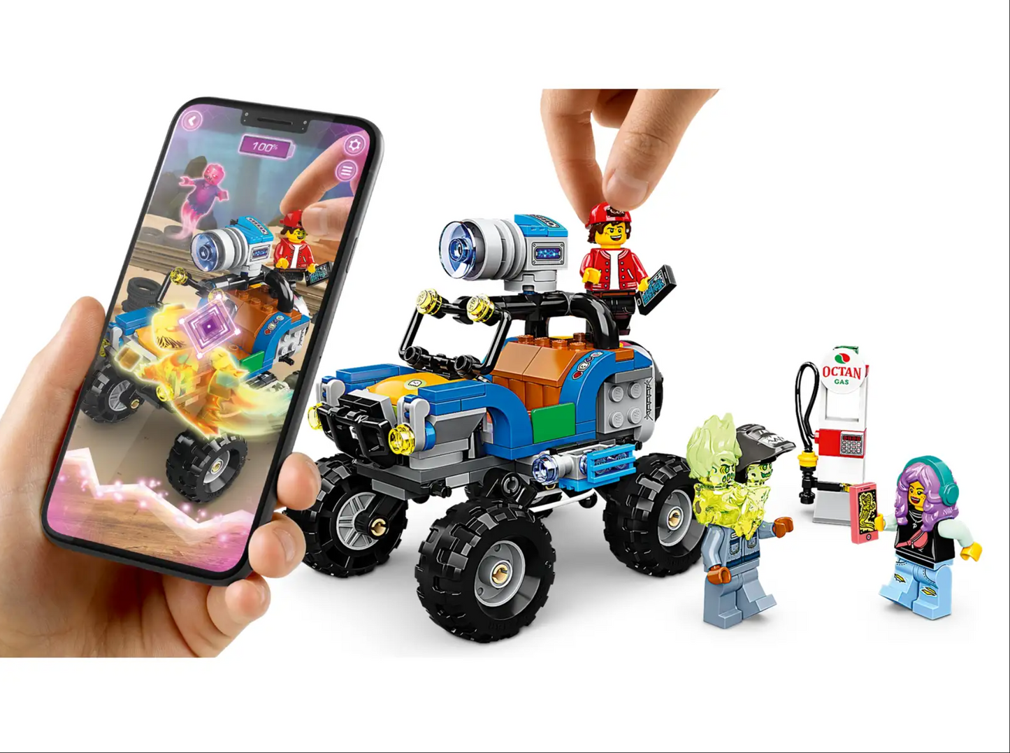 LEGO Hidden Side M: Jack's Beach Buggy (70428) Interactive AR 100% Complete With Instructions and Minifigures