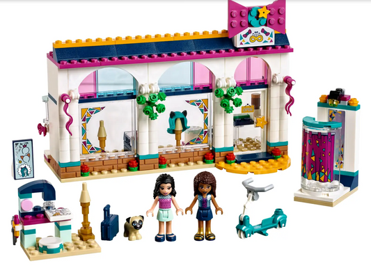 Lego Friends : Heartlake Andreas Accessory Store (41344) 100% complete With Instructions and Minifigures