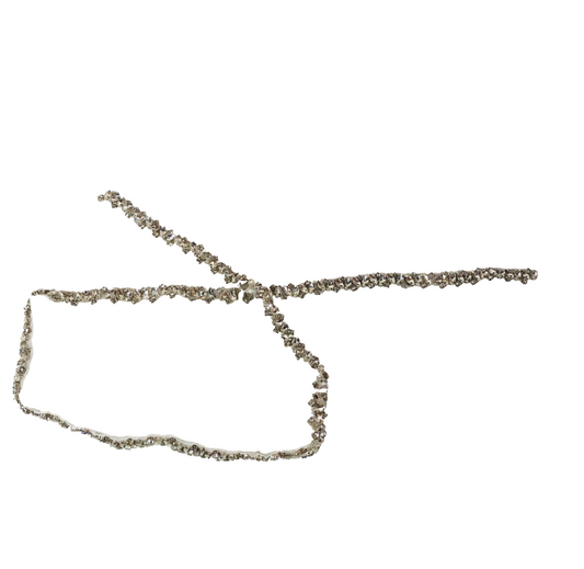 David’s Bridal Crystals & Diamante Sew On Beaded Sash Wedding Belt 93cm NEW