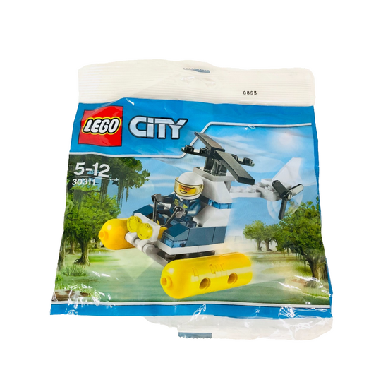 LEGO CITY: Swamp Police Helicopter (30311) Brand New Sealed Polybag