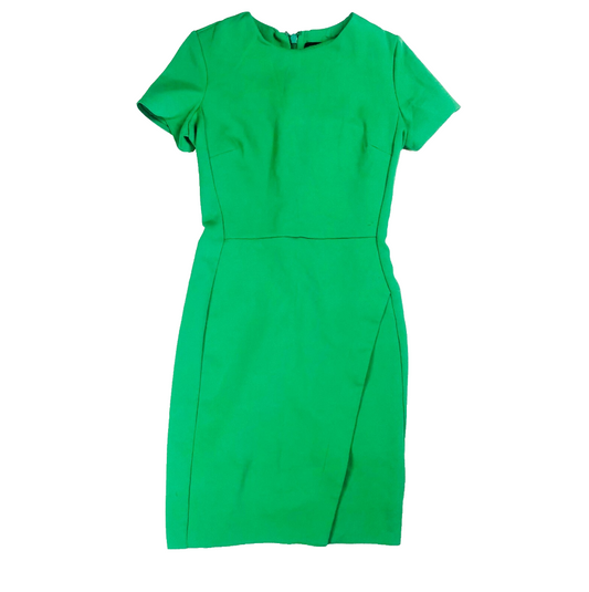Topshop Emerald Green Wiggle Shift Pencil Knee Length Smart Dress Size UK 6
