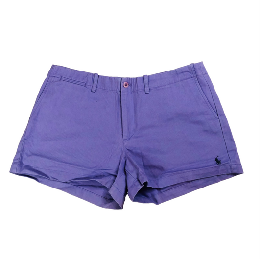 Ralph Lauren Sport Purple Lavender Preppy Hot pant Shorts Size UK 12