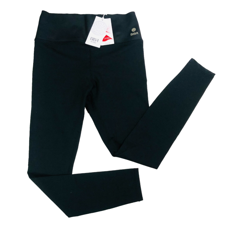 Biba Active High Waisted Black Gym Sports Leggings Size 10 (S) NEW RRP £41