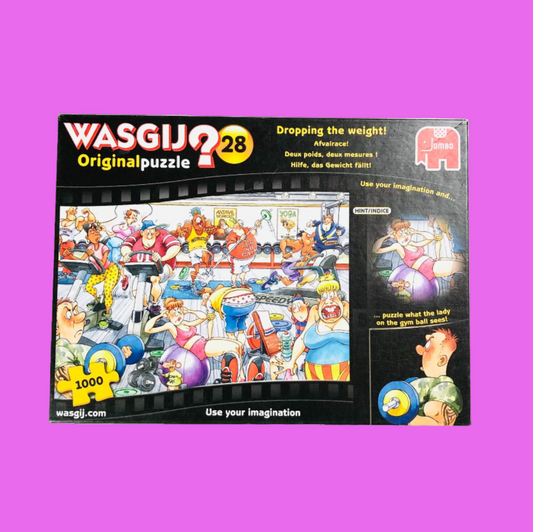Wasgij Original Puzzle No 28 "Dropping The Weight" 1000 Piece Jigsaw Puzzle