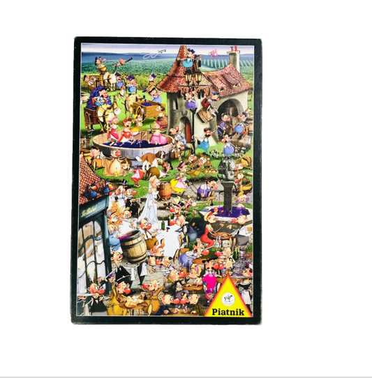 Piatnik Story of Wine By Francois Ruyer 1000 Pieces Jigsaw Puzzle - 100% Complete
