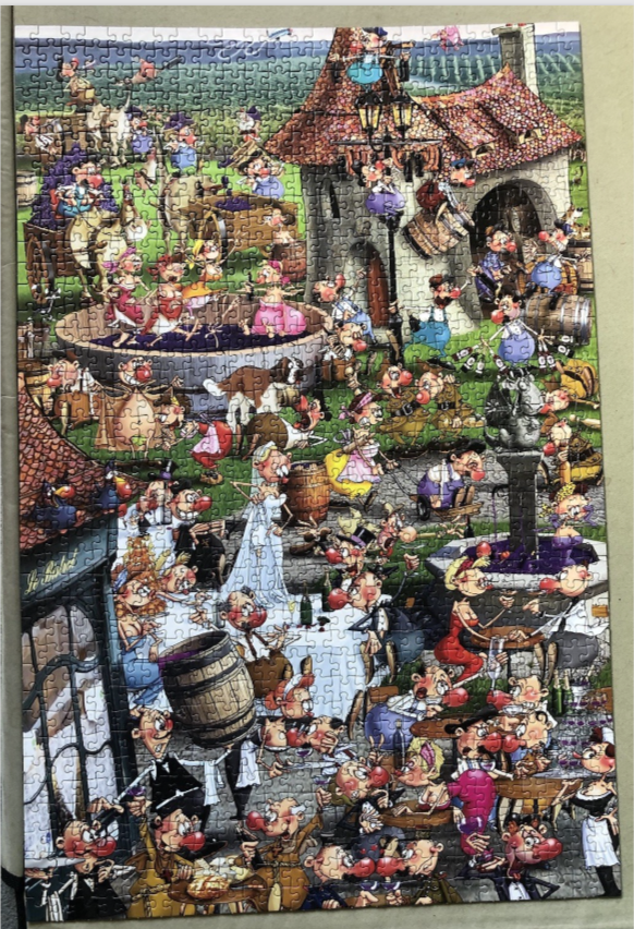 Piatnik Story of Wine By Francois Ruyer 1000 Pieces Jigsaw Puzzle - 100% Complete