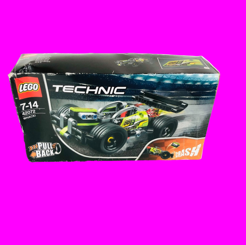 LEGO Technic: WHACK! (42072) Pull Back Race Car Brand New Sealed Damaged Box