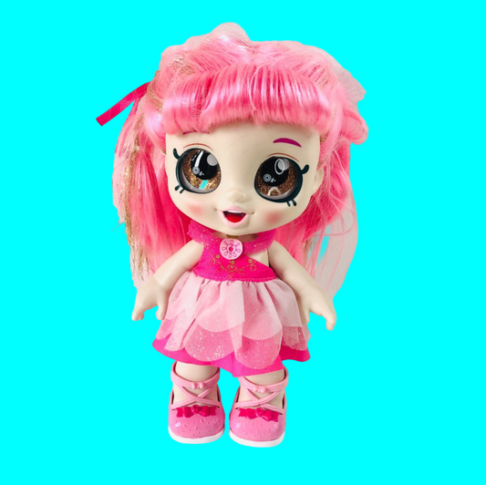 Kindi Kids Dress Up Donatina Princess Pink 10” Toddler Doll With Shoes & Dress