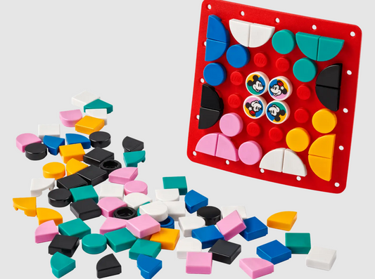 Lego DOTS: Mickey Mouse & Minnie Mouse Stitch-on Patch (41963) 100% Complete With Instructions