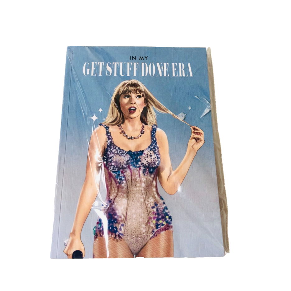 Studio By London Taylor Swift ‘In My Get Stuff Done Era’ Lined A5 Notebook NEW