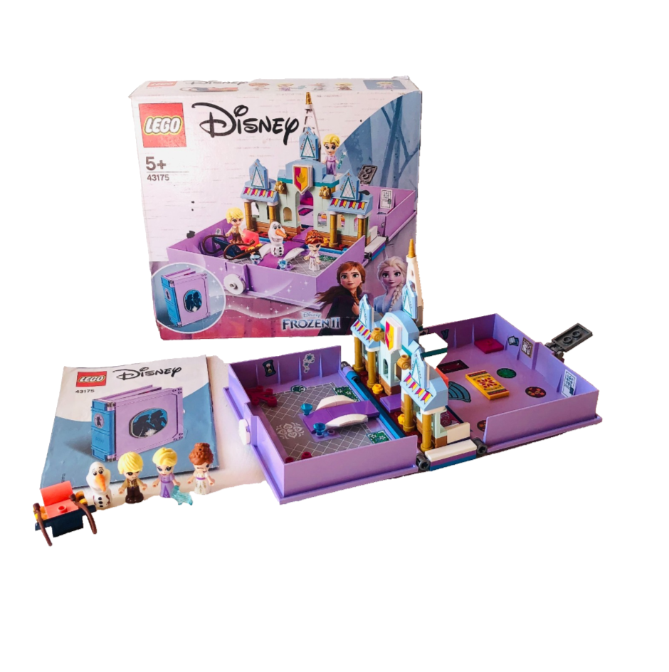 LEGO Disney Princess: Anna and Elsa's Storybook Adventures (43175) 100% Complete With Instructions & Minifigures & Box