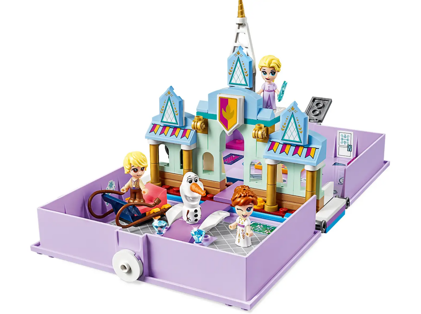 LEGO Disney Princess: Anna and Elsa's Storybook Adventures (43175) 100% Complete With Instructions & Minifigures & Box