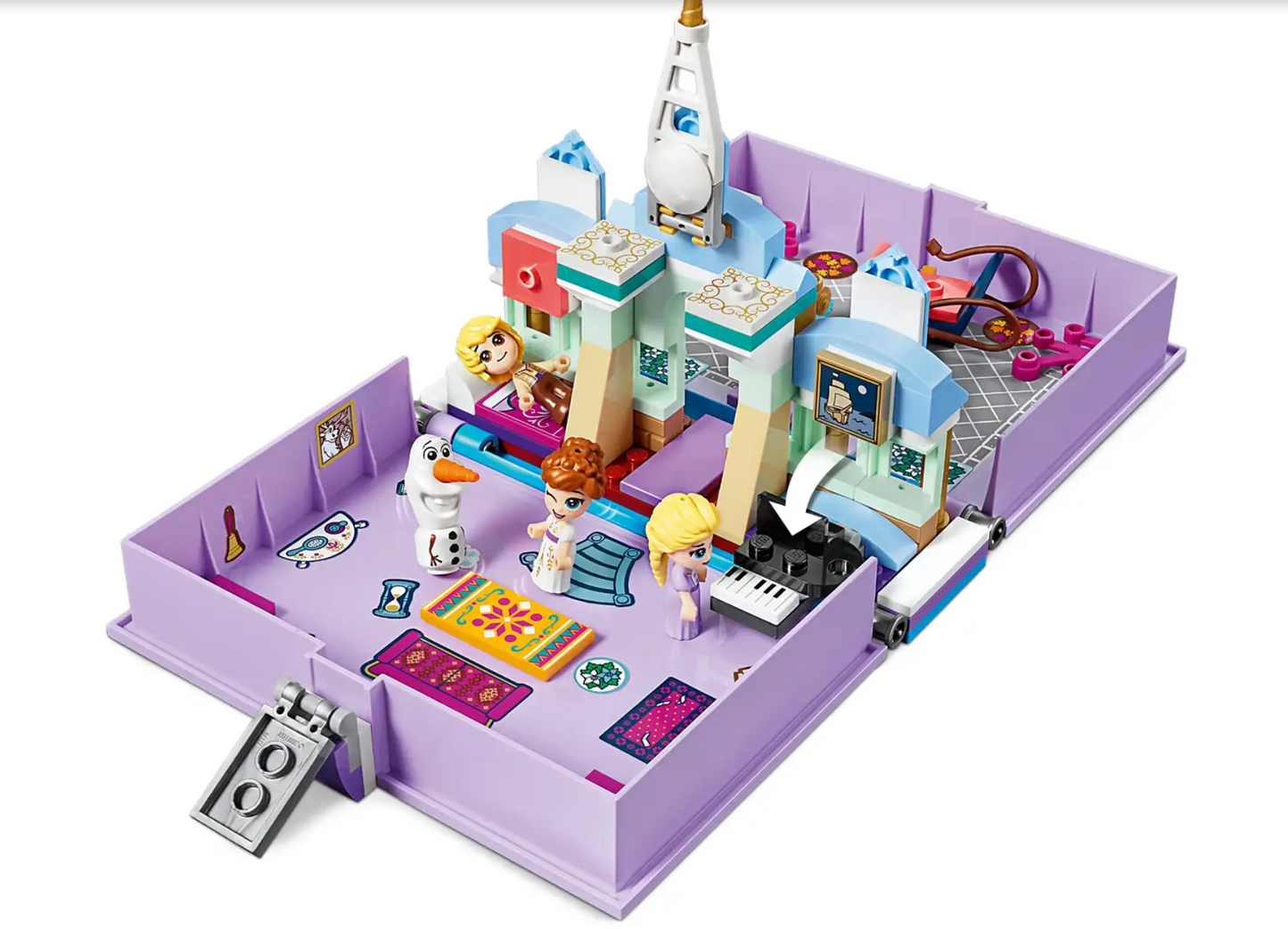LEGO Disney Princess: Anna and Elsa's Storybook Adventures (43175) 100% Complete With Instructions & Minifigures & Box