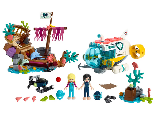 LEGO FRIENDS: Dolphins Rescue Mission (41378) 100% Complete With Instructions & Minifigures & Box