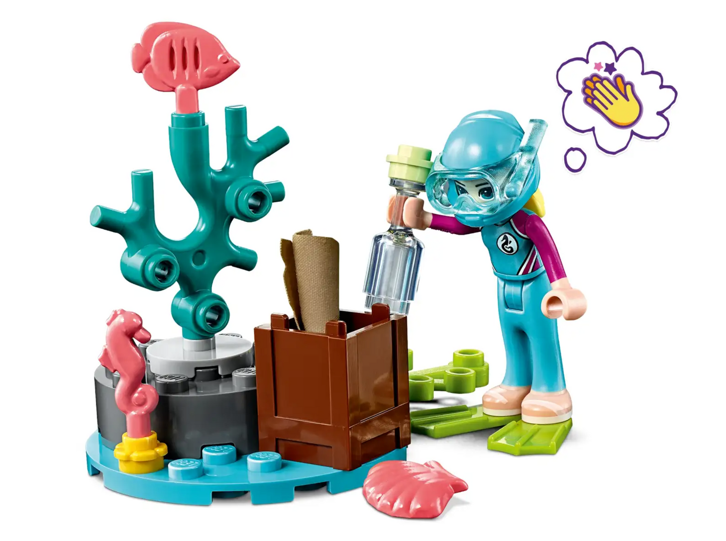LEGO FRIENDS: Dolphins Rescue Mission (41378) 100% Complete With Instructions & Minifigures & Box
