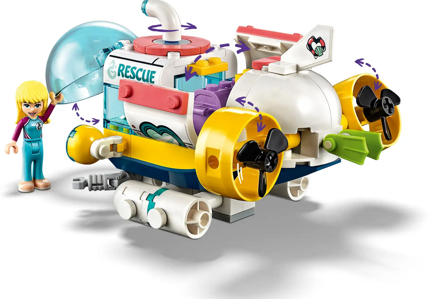 LEGO FRIENDS: Dolphins Rescue Mission (41378) 100% Complete With Instructions & Minifigures & Box