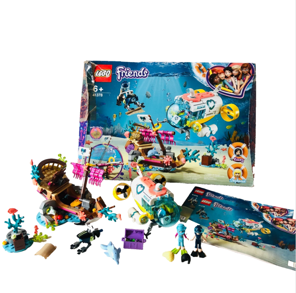 LEGO FRIENDS: Dolphins Rescue Mission (41378) 100% Complete With Instructions & Minifigures & Box