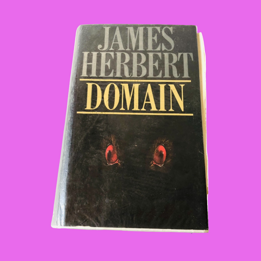 Domain by James Herbert 1984 UK First Edition Hardcover New English Library The Rats Trilogy