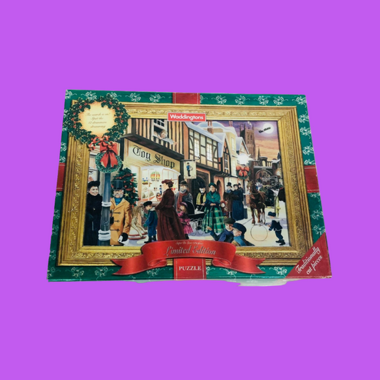 Waddingtons Limited Edition The Night Before Christmas 1000 Piece Jigsaw Puzzle With Coin