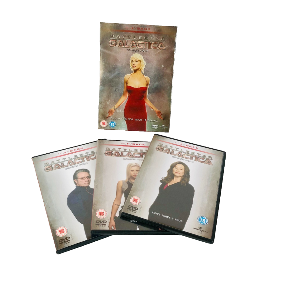 Battlestar Galactica Complete DVD Bundle Boxset Season 1-4 (Part 1 & ) TV Series