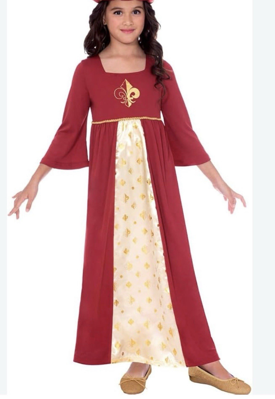 Tudor Princess Costume | Age 8-10 Years | Dress Up | Fancy Dress | Halloween | Trick or Treat | World Book Day