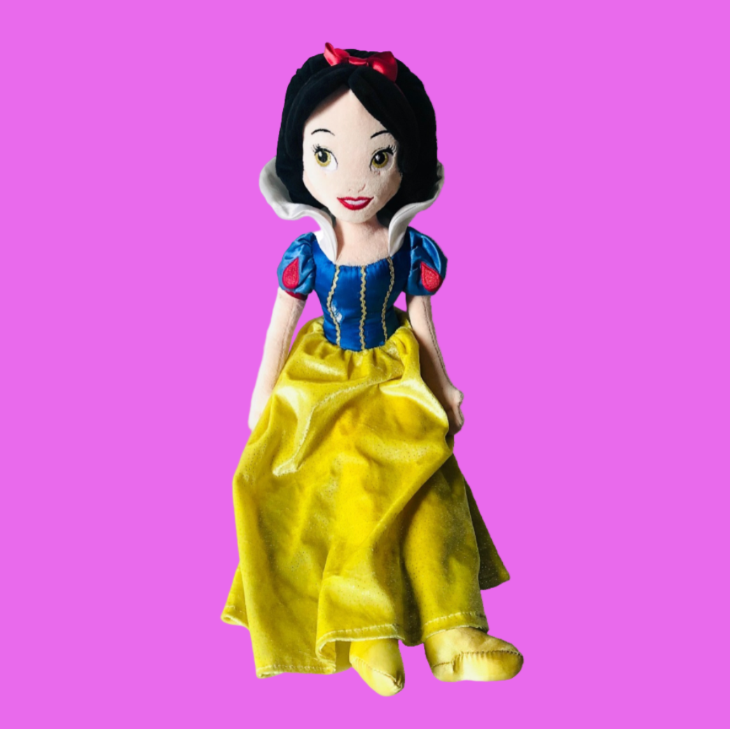 Disney Store Snow White Plush Doll 20" Princess Soft Toy Genuine Classic