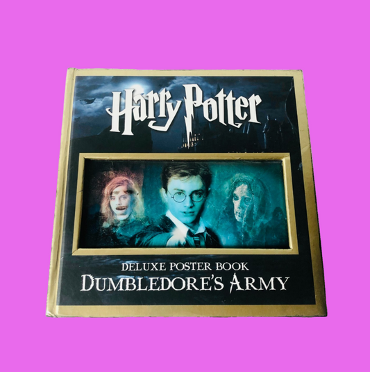 Harry Potter Deluxe Poster Book Dumbledore's Army 2007 3D Holographic Cover Warner Brothers