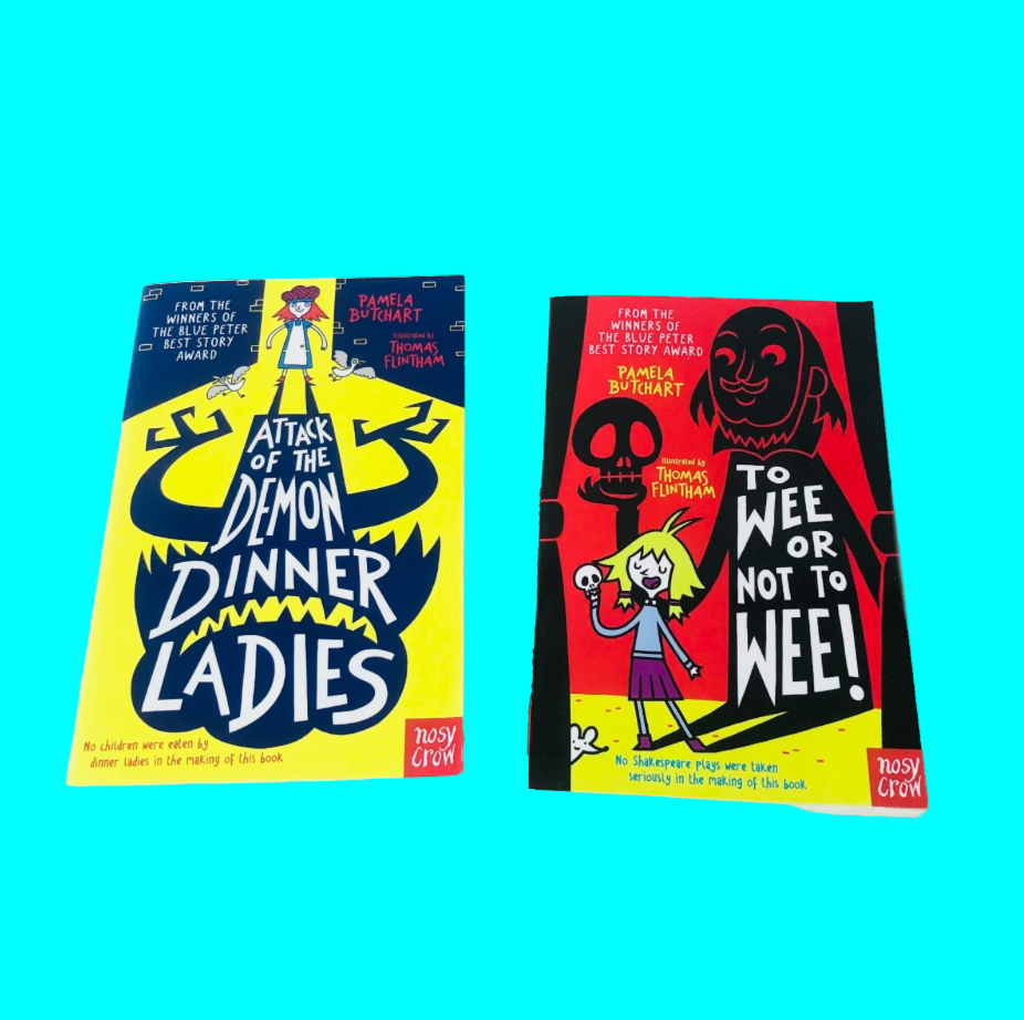 Pamela Butchart Book Bundle Lot of 2 Paperback To Wee Or Not To Wee & Attack of Demon Dinner Ladies