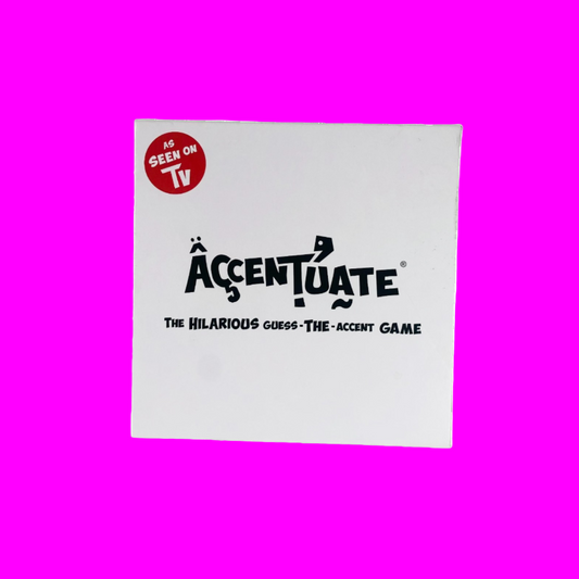 Accentuate Board Game Hilarious GUESS the Accent for Families Game Night