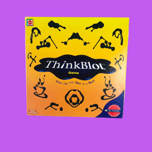 ThinkBlot Game What Can You Spot In The Blot? Mattel Adult Games