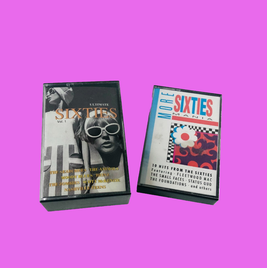 Ultimate Sixties Vol 1 & More Sixties Mania 60s Pop Music Cassette Tape Bundle