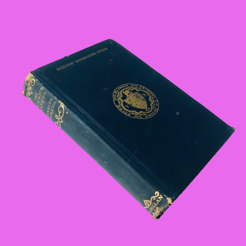 Charles Dickens: The Pickwick Papers, 1937 Macmillan Wilson Memorial Prize Book