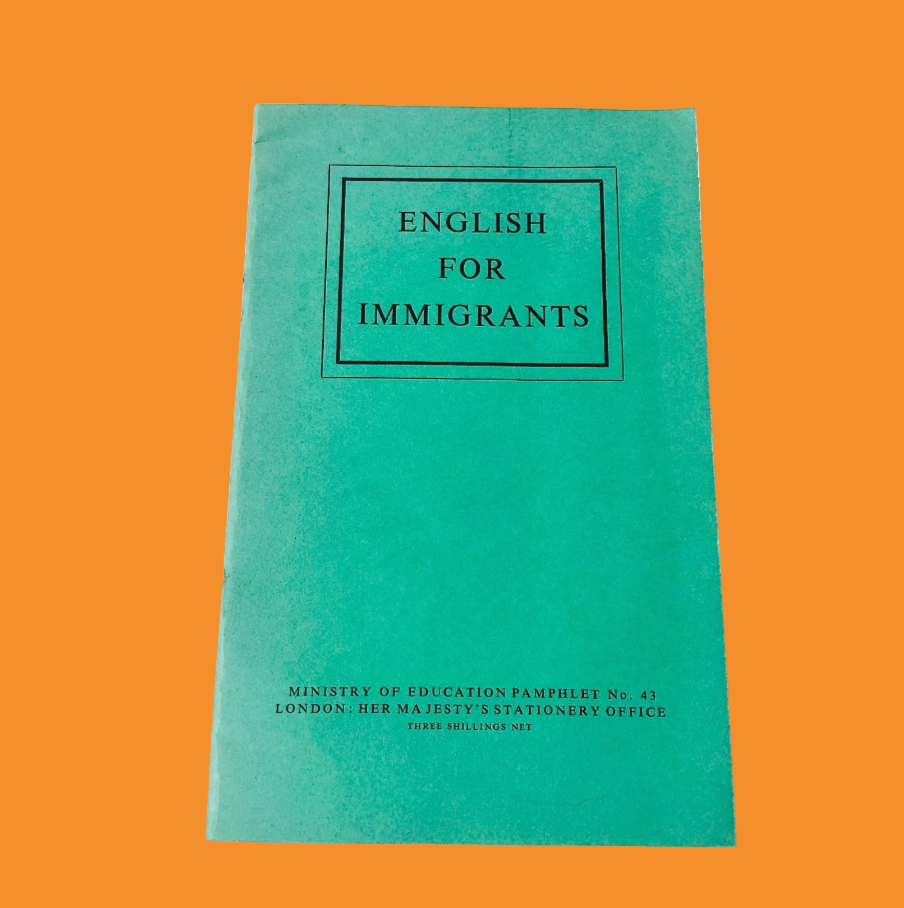Vintage 1963 UK Ministry of Education Pamphlet No. 43: 'English for Immigrants'