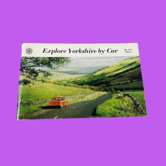 Vintage UK Road Trip Guide: Explore Yorkshire by Car (1970) by Dalesman Booklet