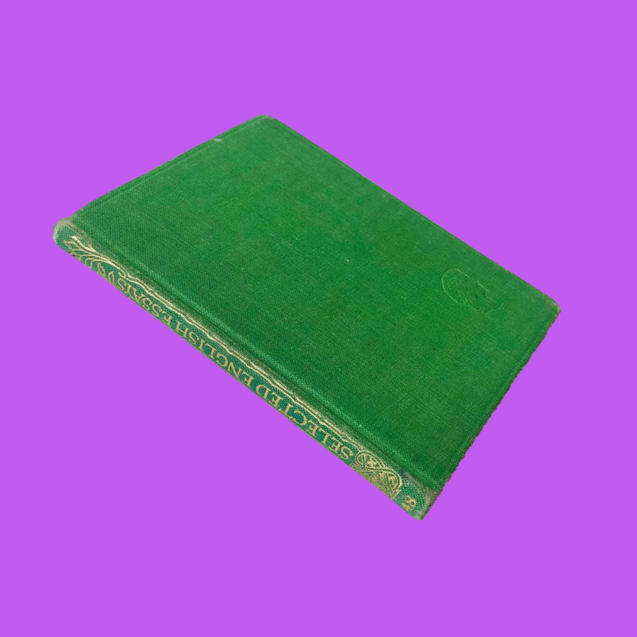 Selected English Essays By George G Loane 1945 Reprint Green Hardback
