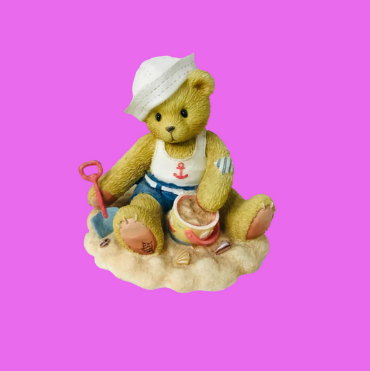 Cherished Teddies Gregg Sailor Bear Figurine 1996 P.Hillman 203505 Beach/Nautical
