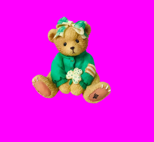 Cherished Teddies Kathleen Luck Found Me A Friend In You 1993 P.Hillman Irish Bear 916447