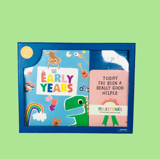 Paperchase Early Years Milestones Cards & Journal New Baby Gift NEW