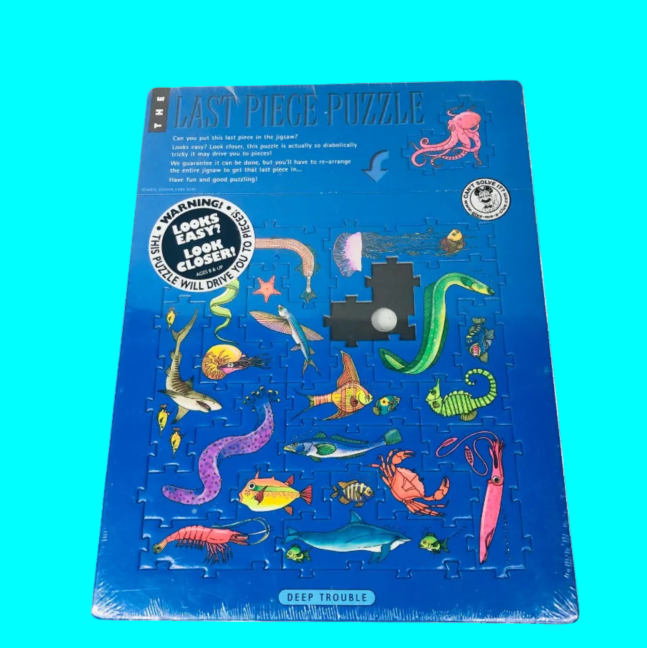 The Last Piece Jigsaw Puzzle - Dugald Keith - Deep Trouble - Sealift Fish - Brain teaser NEW