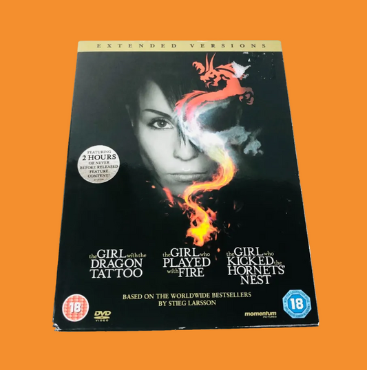 The Girl With The Dragon Tattoo Trilogy Extended Versions DVD Boxset - 6 Part Miniseries
