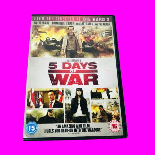 5 Days of War DVD (2011) Rupert Friend Andy Garcia Val Kilmer Renny Harlin (DIR)