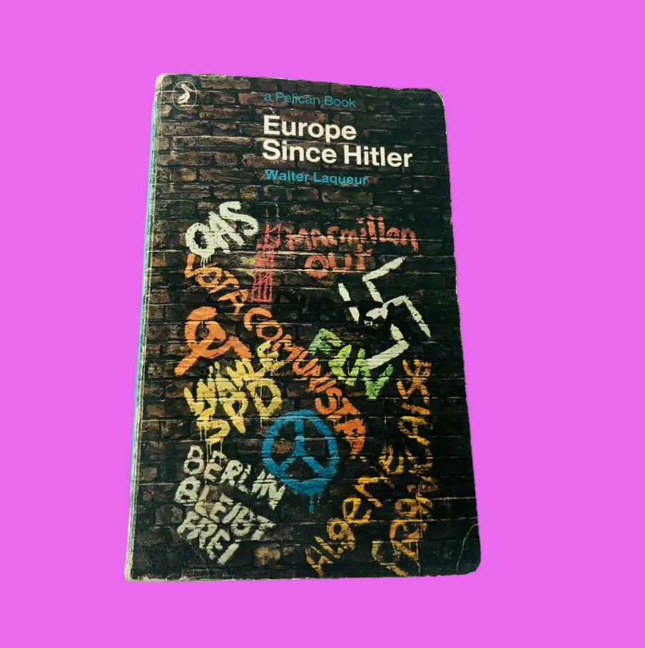 Europe Since Hitler Walter Laqueur Not Revised Pelican Books 1972 Early Edition
