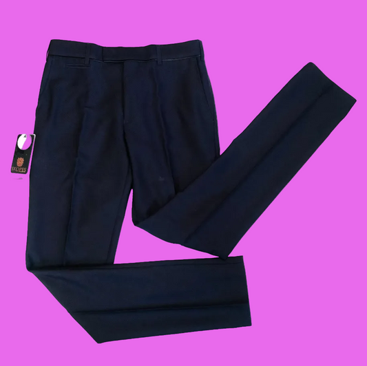 Skopes Bruno Slim Fit Mens Wine / Aubergine Smart Trousers Size 30R -  NEW
